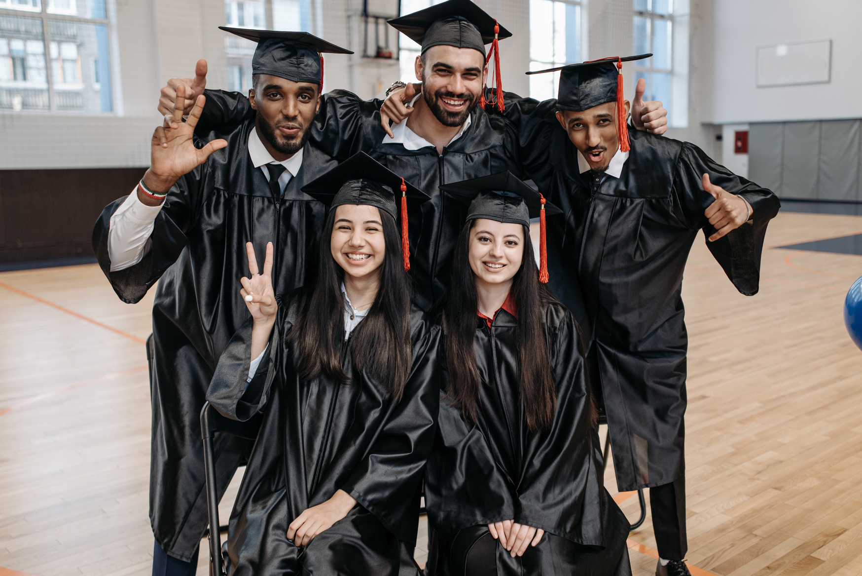 Group of People in Black Academic Dress