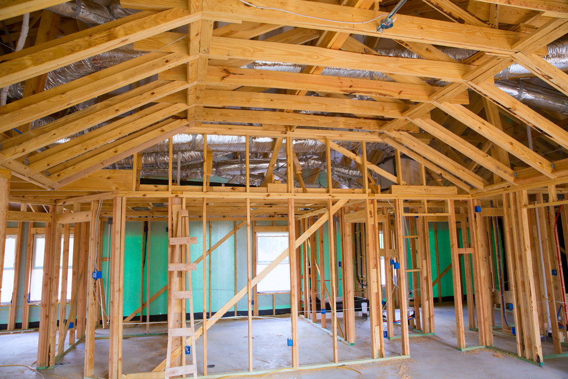 American Residential Wooden House Contruction